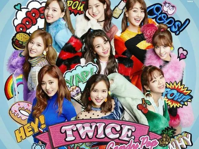 TWICE、日本での2nd シングル「Candy Pop」