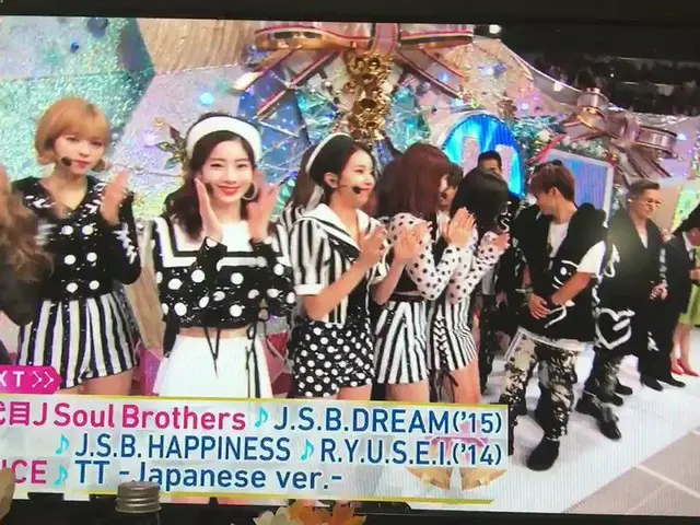 TWICE、日本の「Mステ」でインタビュー
