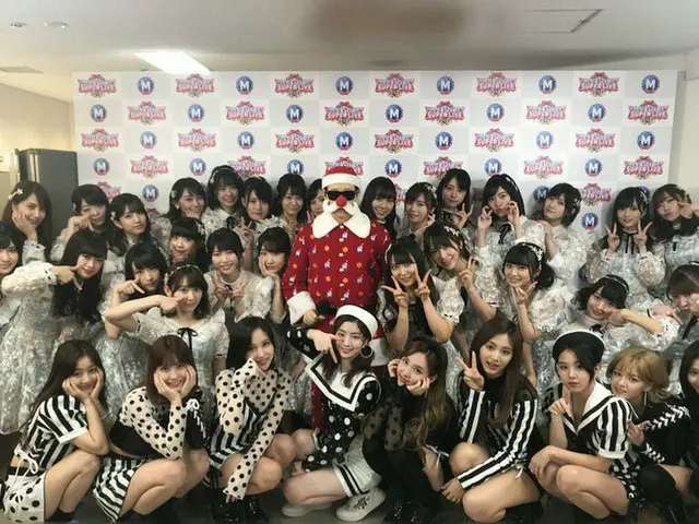 TWICE、昨夜の「Mステ」出演の記念写真