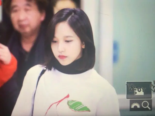 TWICE ミナ、 韓国に入国