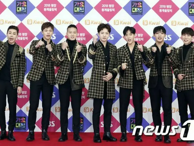 BTOB、「SBS歌謡大祭典」レッドカーペットに登場
