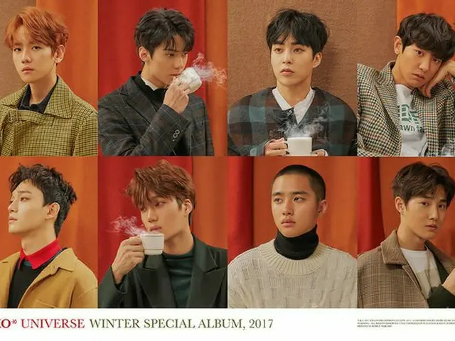 EXO、「UNIVERSE」発表と同時にチャートで1位を記録中