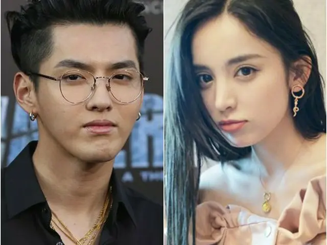 元EXO KRIS、ウルムチ出身女優Coulee Nazhaと熱愛説が浮上。