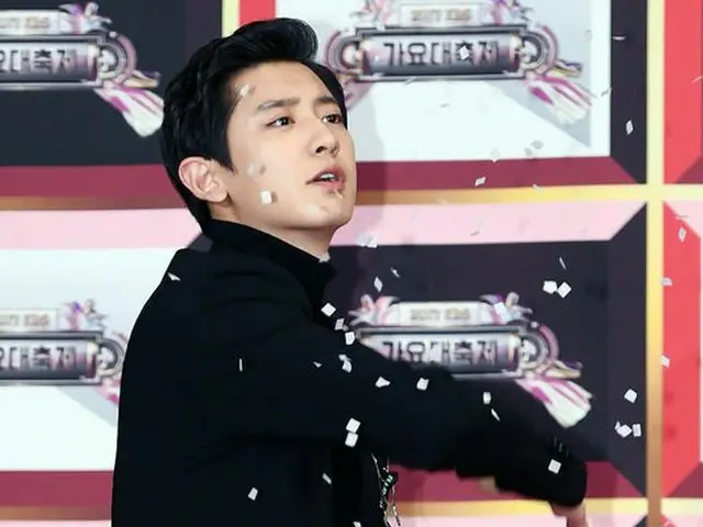 EXO CHANYEOL、「2017KBS歌謡大祝祭」レッドカーペットイベントに出席