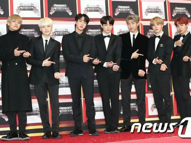 防弾少年団、「2017KBS歌謡大祝祭」レッドカーペットイベントに出席