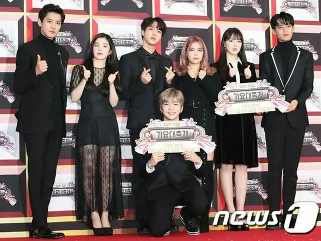 EXO CHANYEOL＆Red Velvet アイリーン＆防弾少年団 JIN&MAMAMOO ソラ＆GFRIEND イェリン＆SEVENTEEN ミンギュ＆W