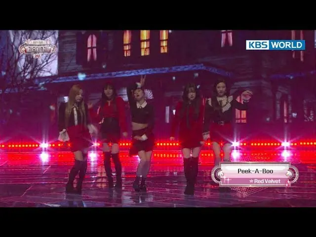 RED VELVET - Peek-A-Boo、歌謡大祝祭     