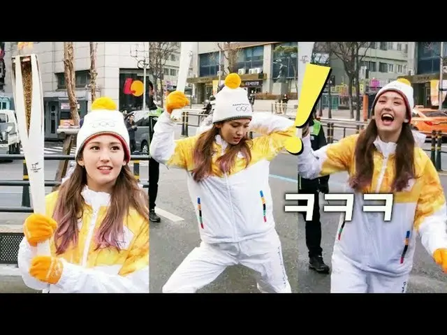 I.O.I 出身ソミ、聖火リレーの様子