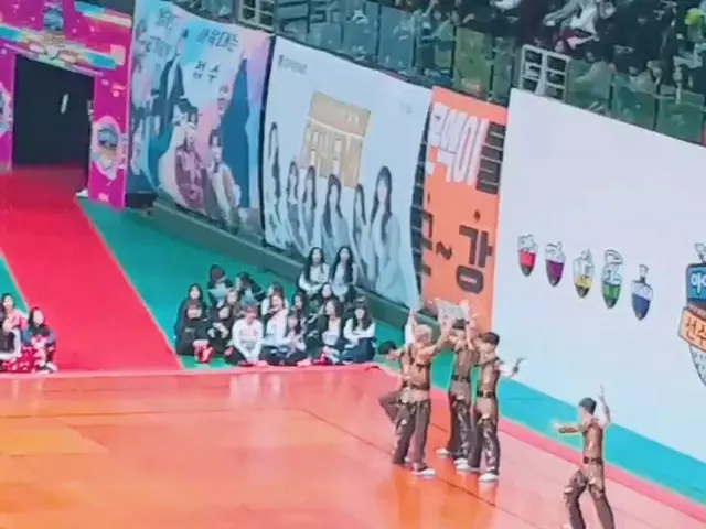 UP10TION、エアロビクス競技のようす