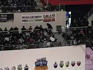 THE BOYZ、エアロビクス競技のようす