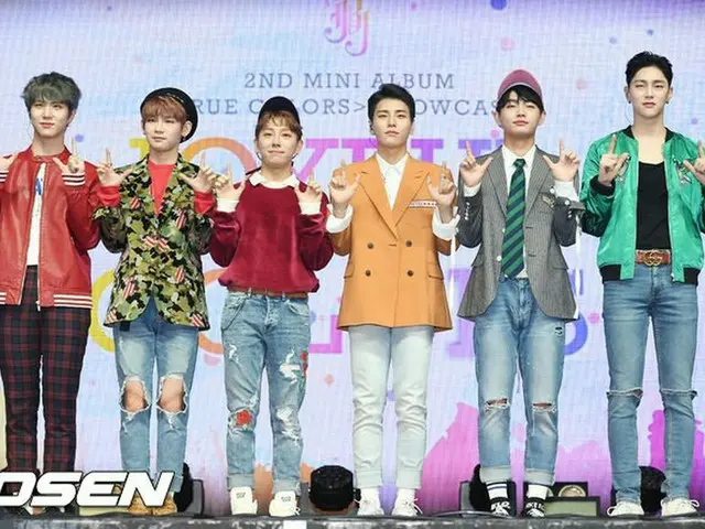 JBJ、2ndミニアルバム「TRUE COLORS」発売記念ショーケースを開催