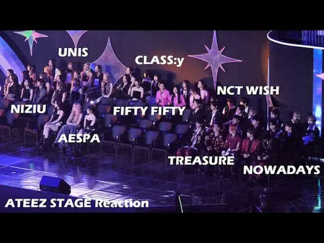241117 KGMA NCT_ ̈_ ̈ WISH_ ̈_ ̈ ステージ リアクション ファンカム by 스피넬 aespa_ ̈_ ̈ RIIZE_ ̈_ 