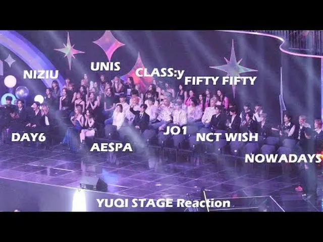 241117 KGMA NCT_ _  WISH_ _  STAGE REACTION fancam by 스피넬aespa_ _  DAY6_ _  NIZI