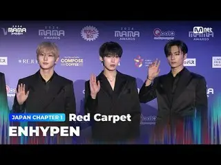 テレビでストリーミング: ENHYPEN_ _  (ENHYPEN_ ) on the glorious Red Carpet of 2024 MAMA AWA