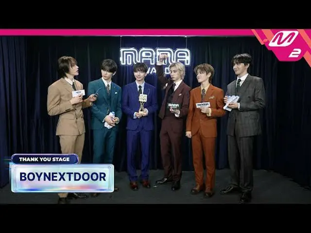 [サンキューステージ] BOYNEXT_ DOOR_ _  l 2024 MAMA AWARDS x M2 [땡큐 스테이지] BOYNEXT_�DOOR_� 