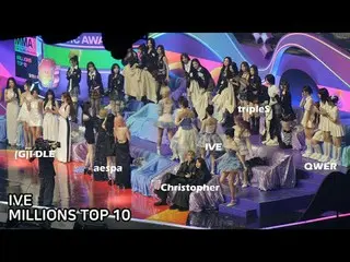 241130 IVE_ _  'MILLIONS TOP 10' IDOL リアクション ファンカム by 스피넬 * 編集しないでください、再アップロードしな