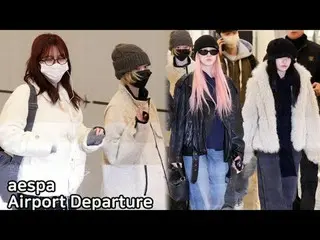 241203 aespa_ _  airport Departure fancam by スピネル#KARINA(aespa_ _ )_  #ウィンター #ジゼ