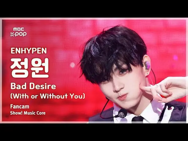 [#音中直カム] ENHYPEN_ _  JUN_ GWON (ENHYPEN_  庭園) – Bad Desire (With or Without You)
