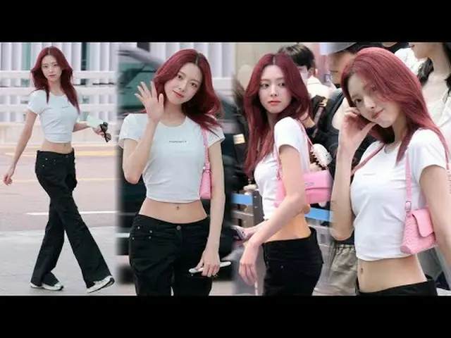 250801 ITZY_ _ YUNA_ _  空港出発ファンカム by 스피넬 * 編集しないでください