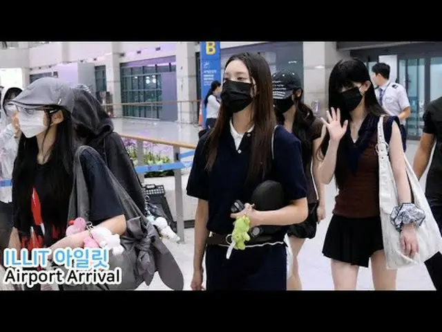 250825 ILLIT_ _  Airport Arrival fancam by スピネル#ILLIT_  #モカ #ユナ #ウォンヒ #イロハ#ILLIT