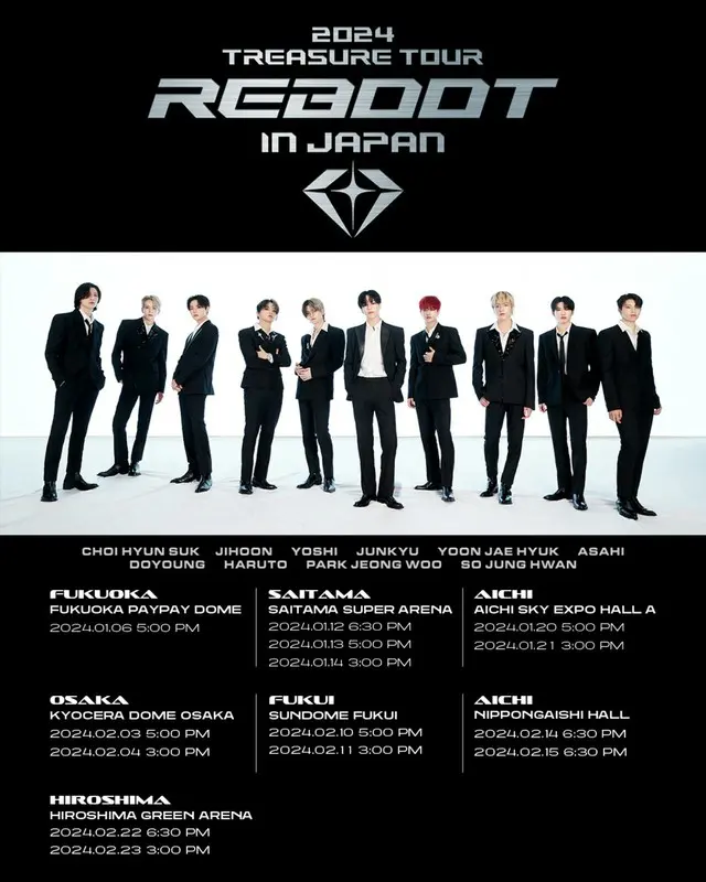 2024 TREASURE TOUR [REBOOT] IN JAPAN