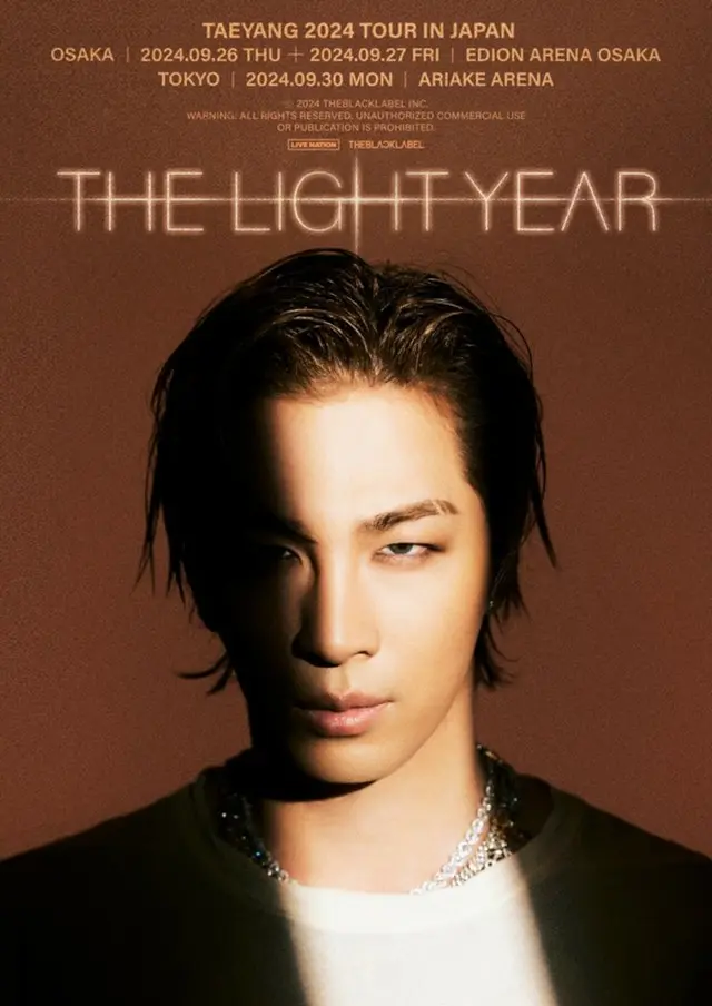 TAEYANG 2024 TOUR [THE LIGHT YEAR] IN JAPAN