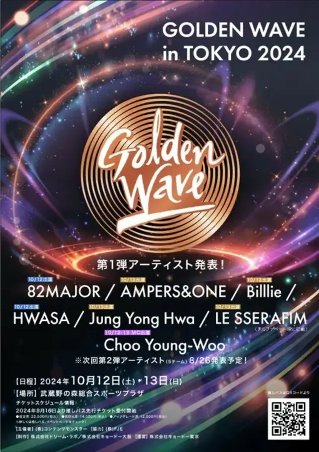 Golden Wave in Tokyo