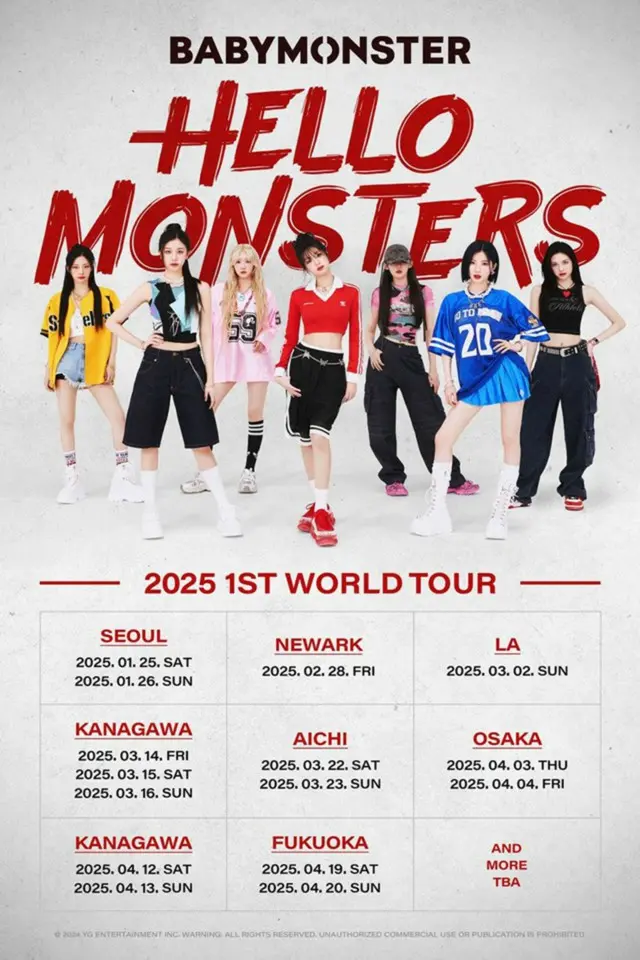 2025 BABYMONSTER 1st WORLD TOUR ＜HELLO MONSTERS＞ IN JAPAN