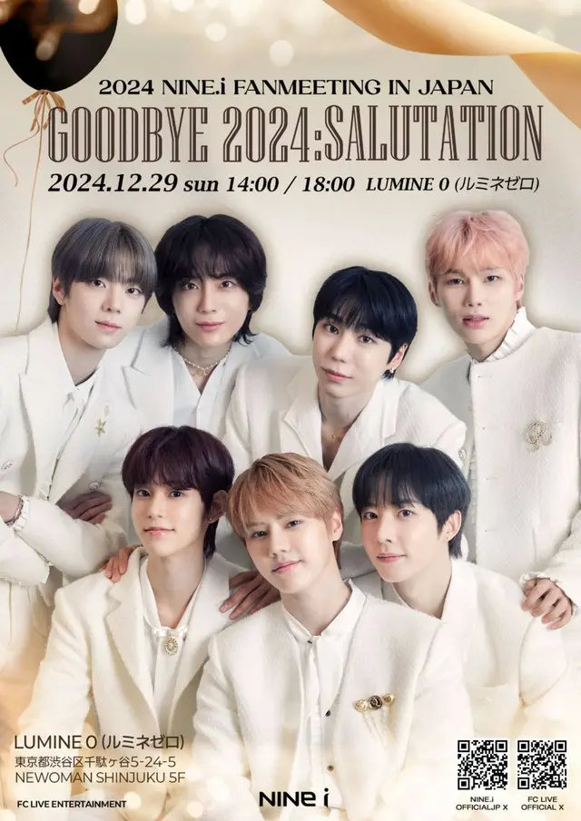 2024 NINE.i FANMEETING IN JAPAN GOODBYE 2024: SALUTATION