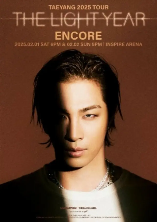 TAEYANG 2025 TOUR [THE LIGHT YEAR] ENCOR