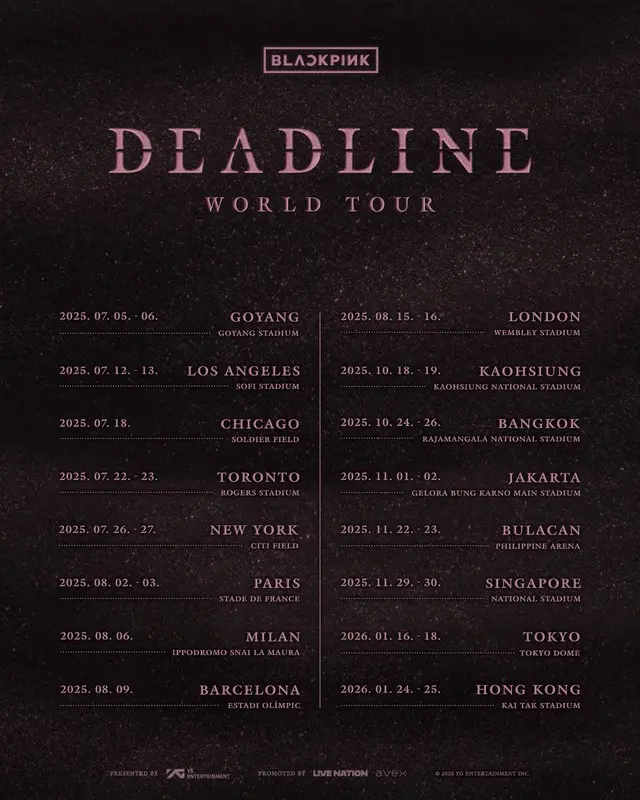 BLACKPINK 2025 WORLD TOUR <DEADLINE> IN TOKYO