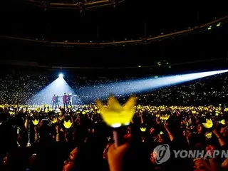 「ALIVE GALAXY TOUR 2012」最終公演を行ったグループ「BIGBANG」