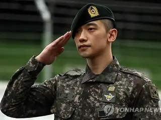 21か月間の軍服務を終え除隊した歌手Rain(ピ)
