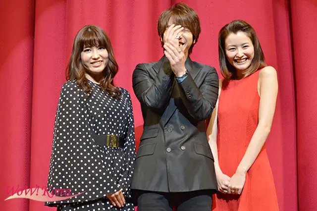 左からMiNo、「超新星」ユナク、原田夏希
