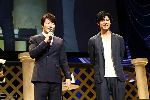 左からクォン・サンウ、「東方神起」ユンホ