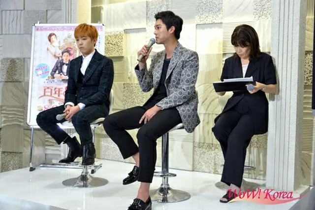 左から「FTISLAND」イ・ホンギ、俳優ソンヒョク