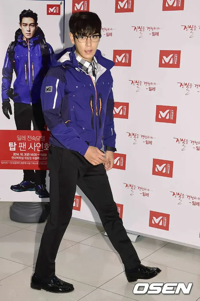 MILLET KOREA専属モデルの「BIGBANG」T.O.P