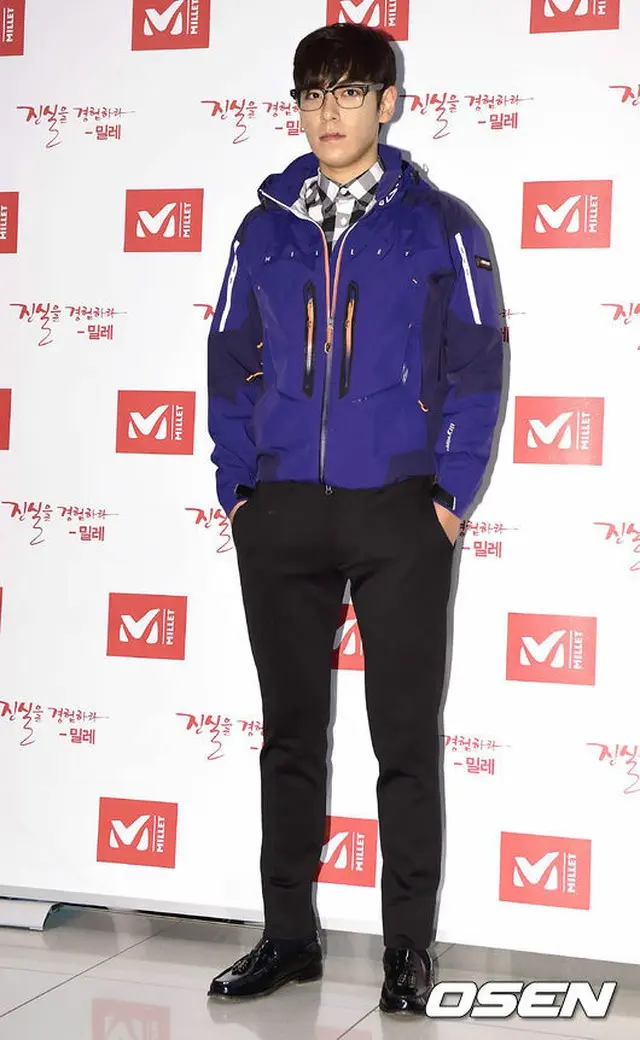 MILLET KOREA専属モデルの「BIGBANG」T.O.P