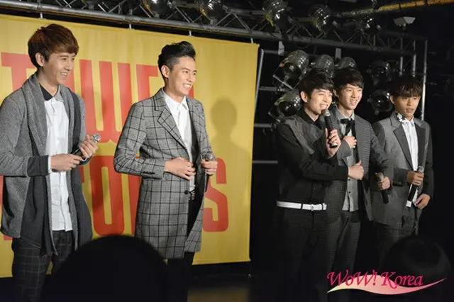 「SM☆SH」左からバラム、ジョンス、ジェリー、ヒーロー、ジュン