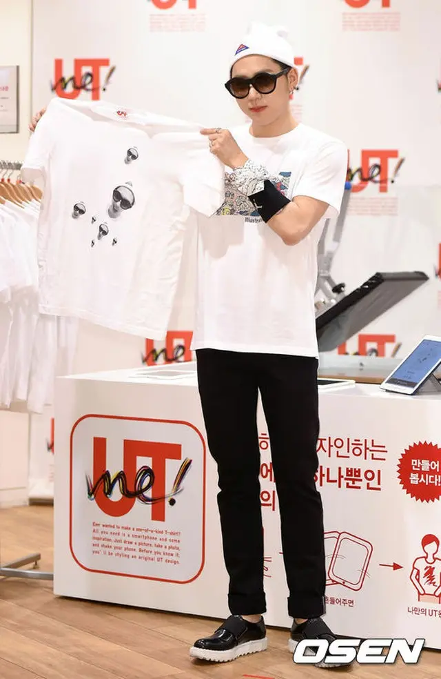 UNIQLO「UTme!」サービス初公開記念行事に出席した「Block B」ジコ