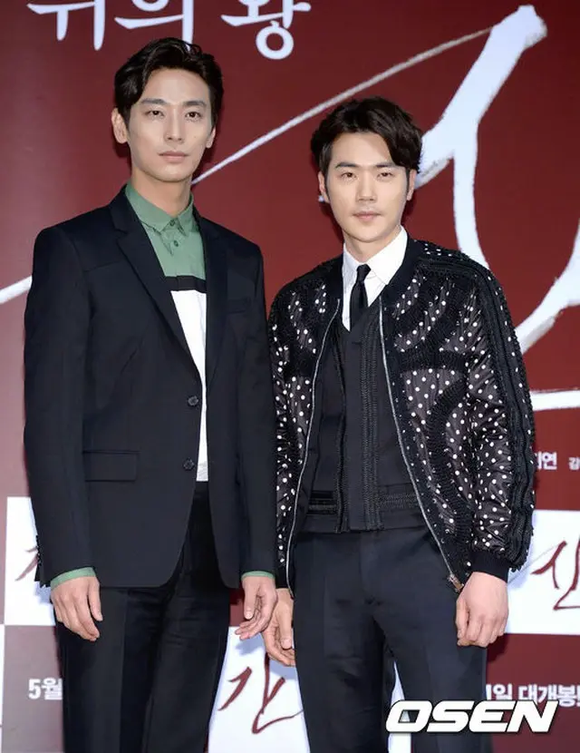 左から俳優チュ・ジフン、キム・ガンウ