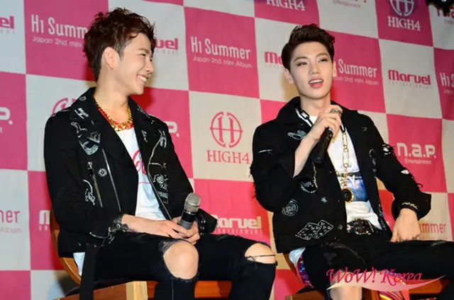 「HIGH4」左からミョンハン、ヨンジュン