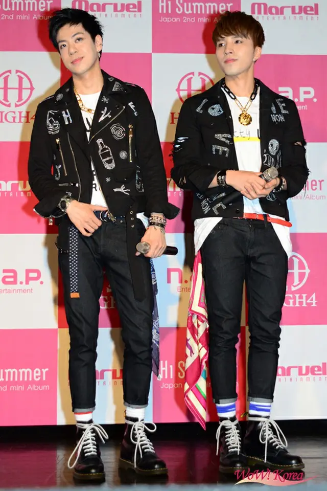 「HIGH4」左からアレックス、ソング
