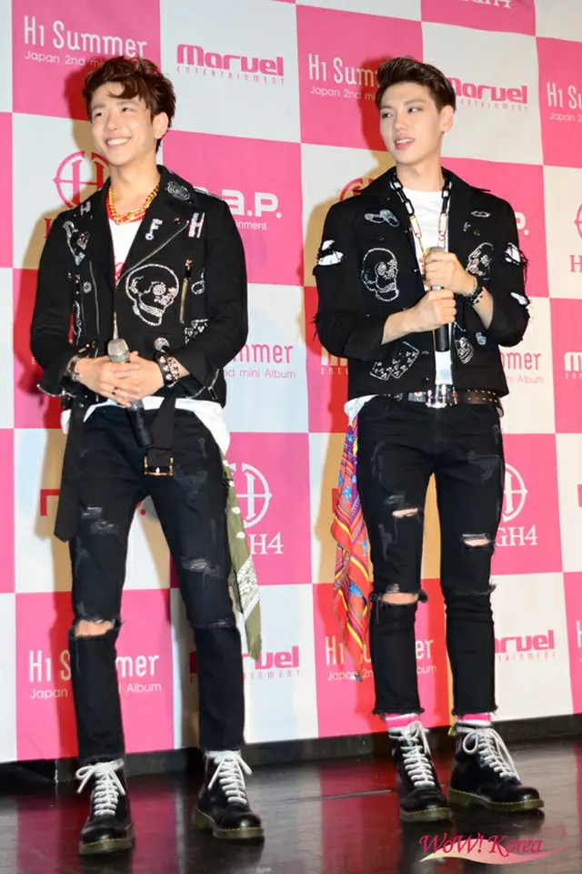 「HIGH4」左からミョンハン、ヨンジュン