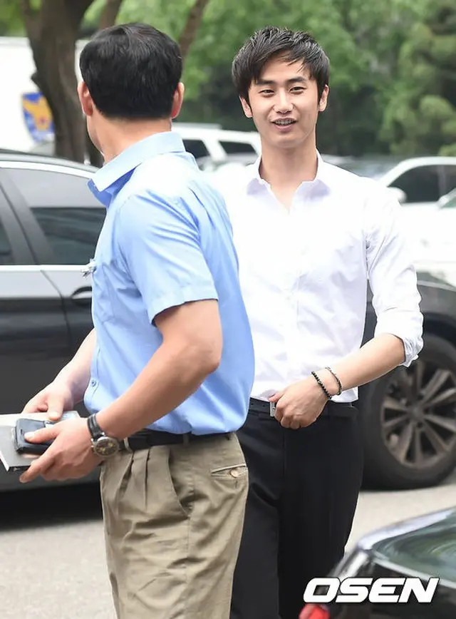 21か月間の義警服務を終えて除隊したホ・ヨンセン(SS501)