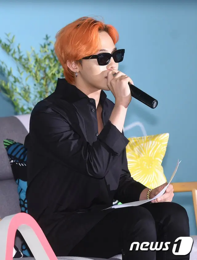 「Airbnb&スーパースタープロジェクト」記者会見に出席したG-DRAGON