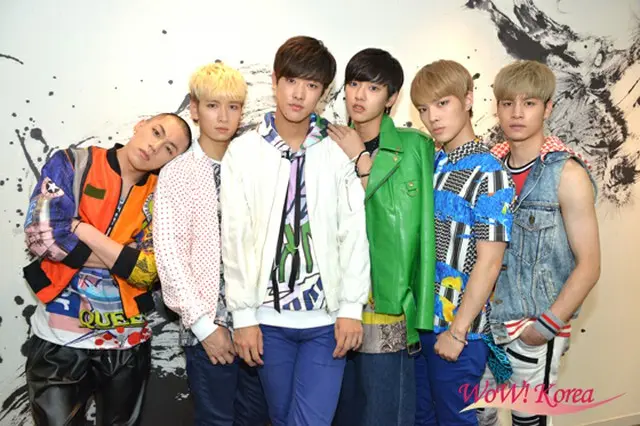 「CROSS GENE」左からキャスパー、セヨン、タクヤ、シン、ヨンソク、サンミン