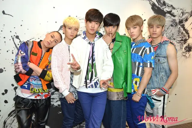 「CROSS GENE」左からキャスパー、セヨン、タクヤ、シン、ヨンソク、サンミン