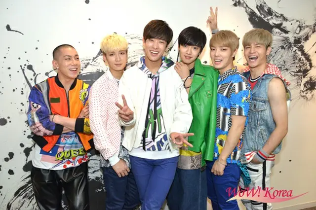 「CROSS GENE」左からキャスパー、セヨン、タクヤ、シン、ヨンソク、サンミン