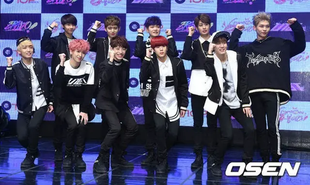 「BRAVO!」の発売記念ショーケースを開催した「UP10TION」